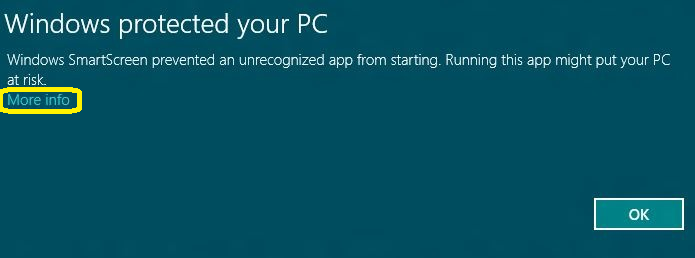 microsoft defender smartscreen prevented an unrecognized app from starting